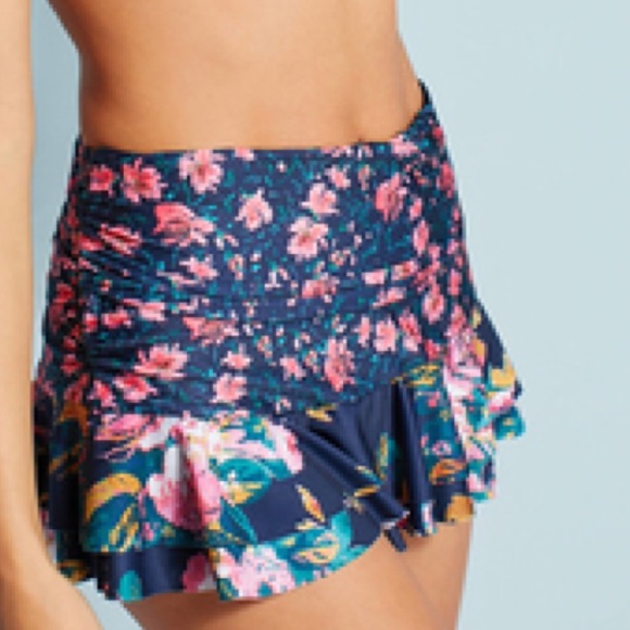 ruffle skirt bikini bottom